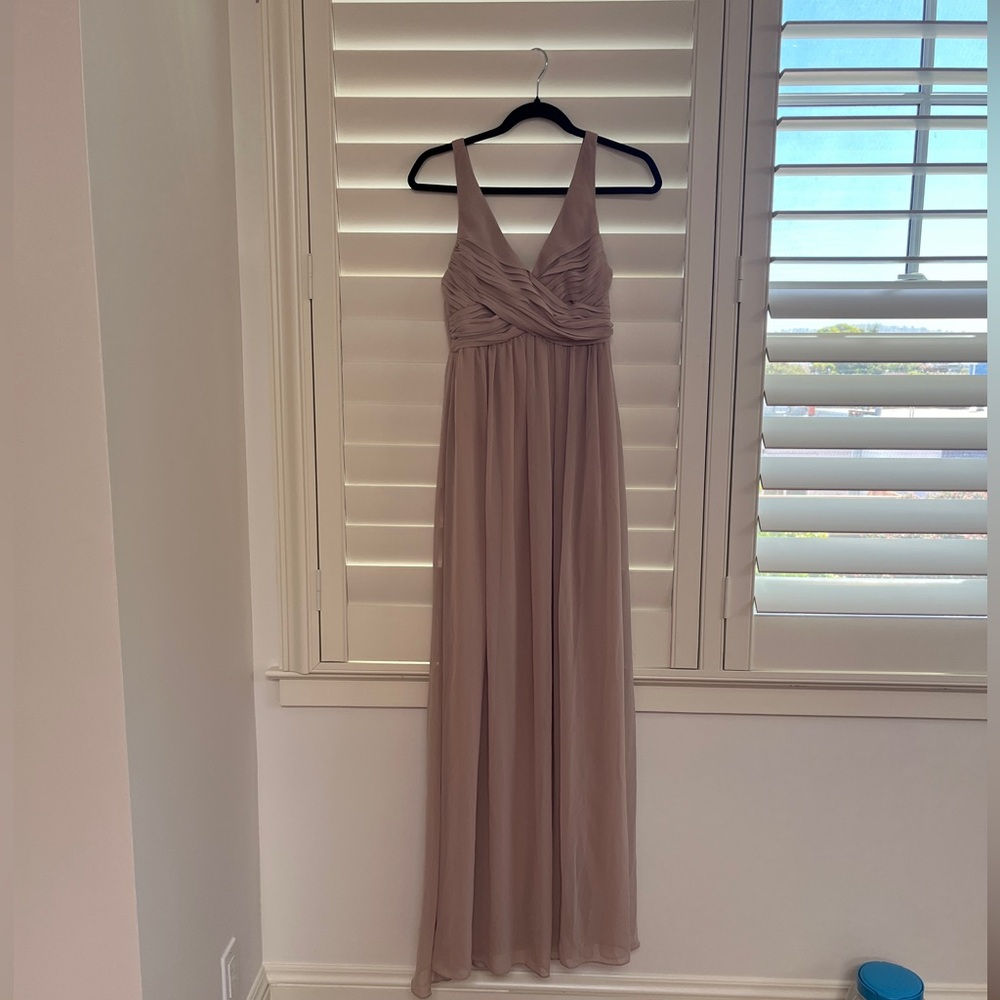 Birdy Grey Taupe Laurie Empire Dress XS